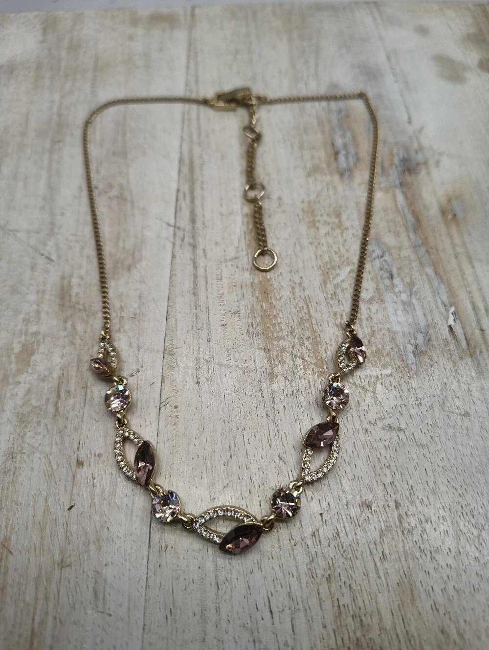 Givenchy Goldtone Stone Necklace
